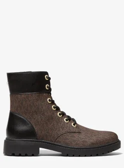 Alistair Signature Logo Combat Boot
