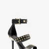Amal Astor Stud Leather Sandal