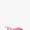 Amal Embellished Faux Suede Kitten Sandal