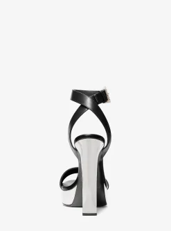 Anabelle Leather Platform Sandal