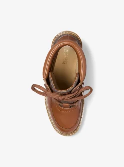Asher Leather and Empire Monogram Boot