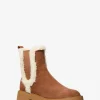 Asher Suede and Faux Shearling Boot