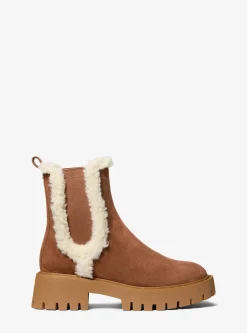 Asher Suede and Faux Shearling Boot
