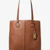 Astor Large Studded Leather Tote Bag