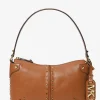 Astor Large Studded Leather Shoulder Bag