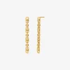Astor Link Precious Metal-Plated Sterling Silver Drop Earrings