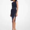 Astor Stud Matte Jersey Dress