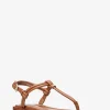 Astra Leather T-Strap Sandal