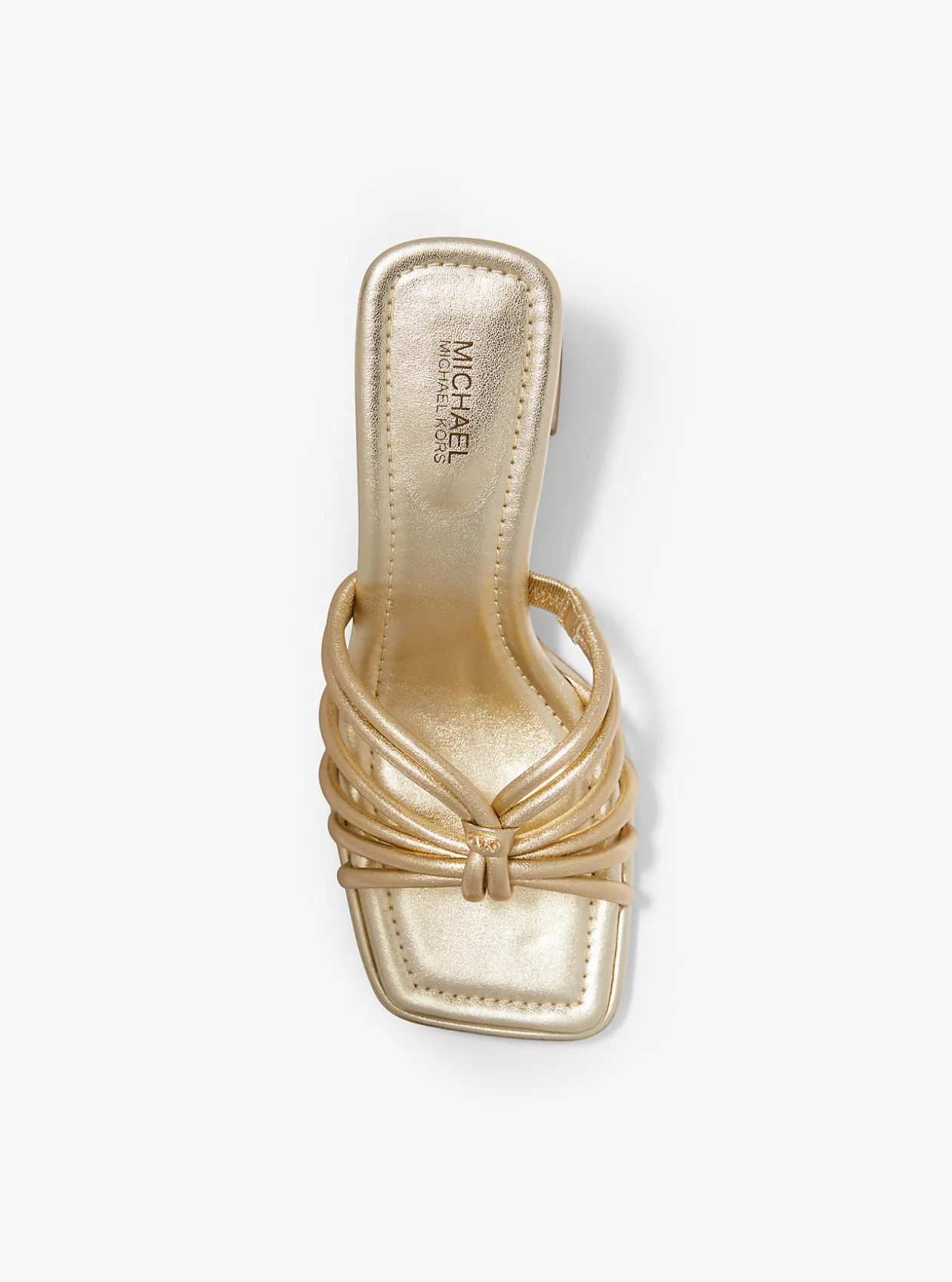 Astra Metallic Leather Mule