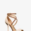 Astrid Studded Color-Block Signature Logo Sandal