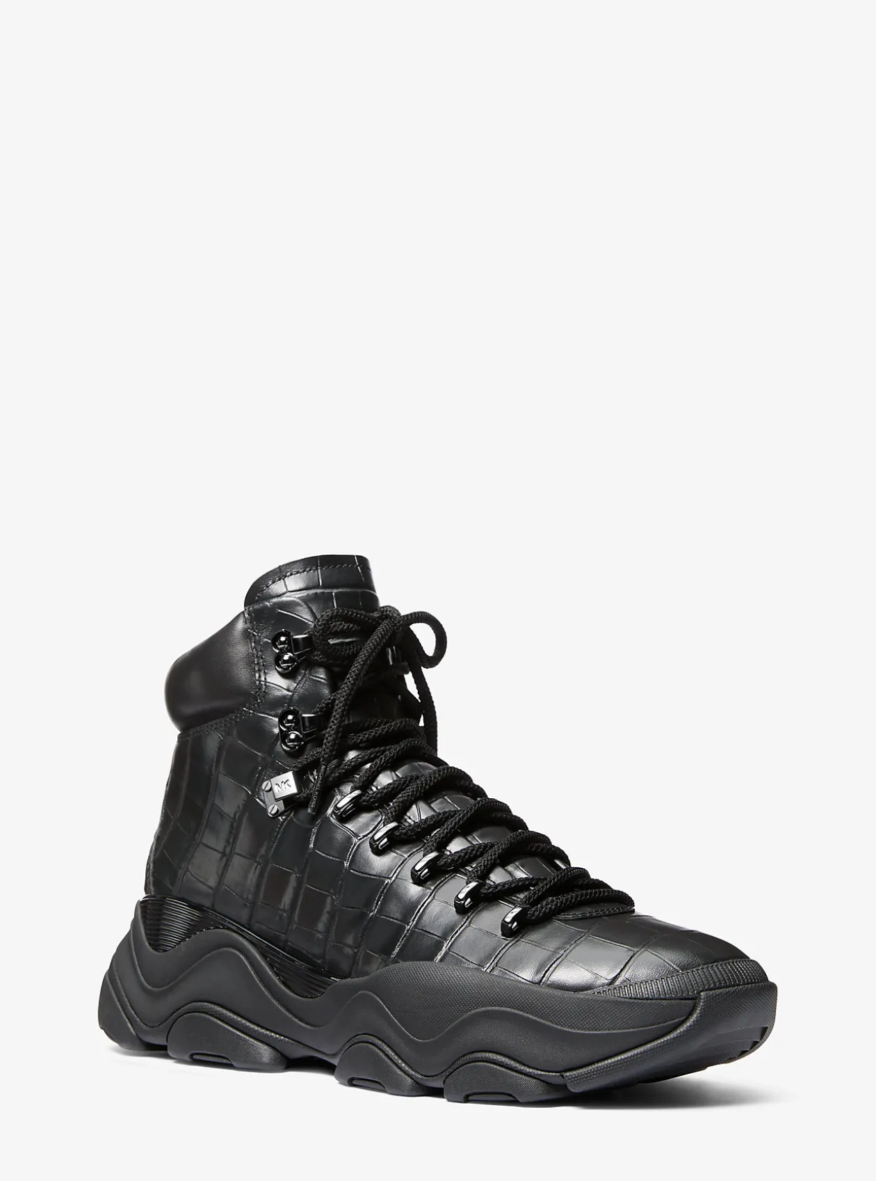 Atlas Crocodile Embossed Leather Boot