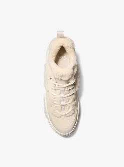 Atlas Suede and Shearling Trainer
