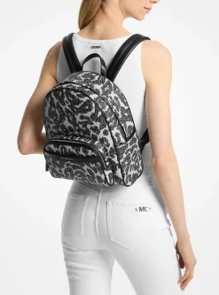 Bex Leopard Logo Backpack