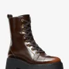 Blake Burnished Leather Combat Boot