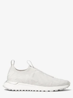 Bodie Logo Embossed Stretch Knit Slip-On Trainer