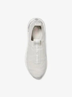 Bodie Logo Embossed Stretch Knit Slip-On Trainer