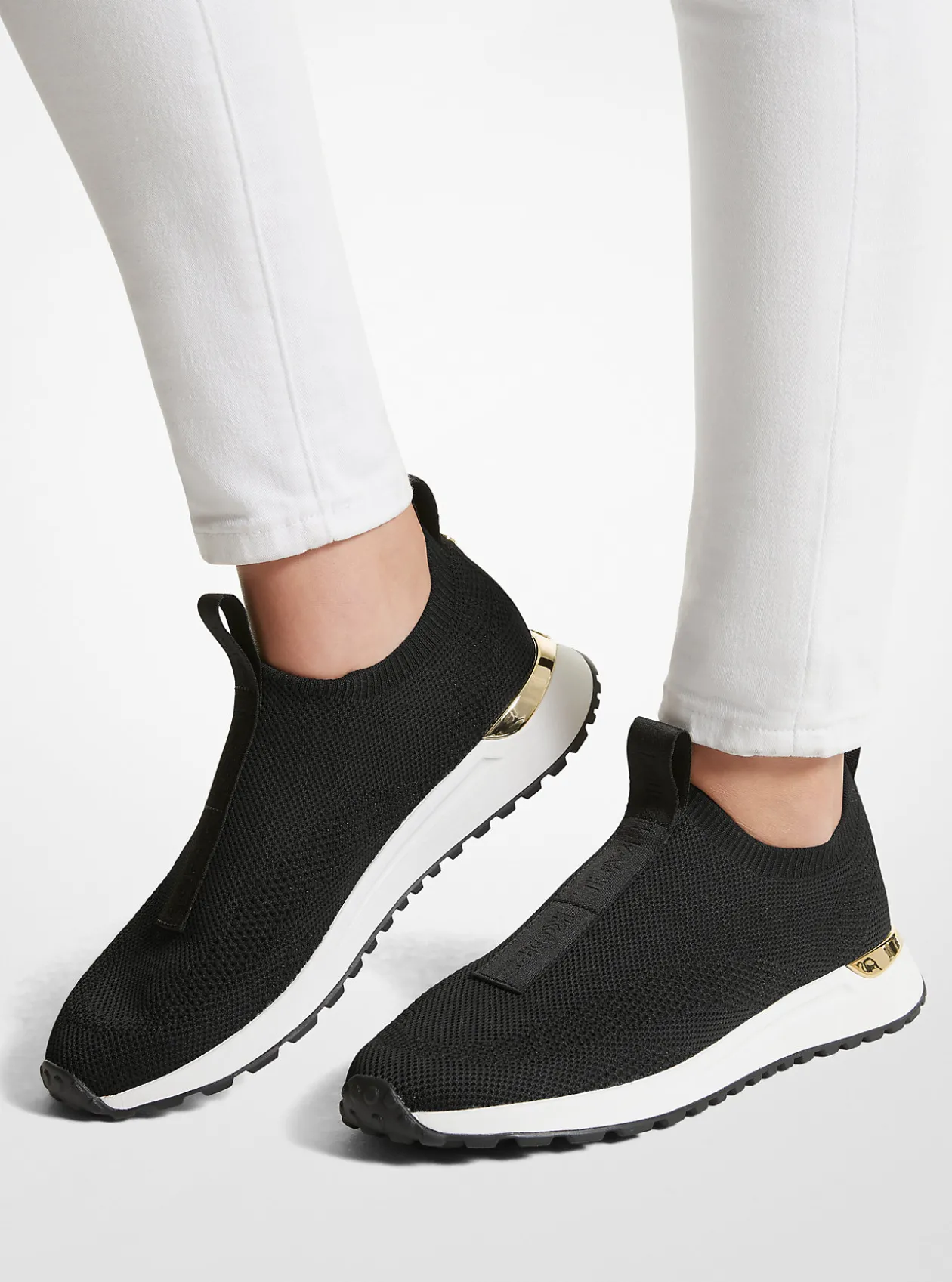 Bodie Logo Tape Mesh Slip-On Trainer