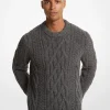 Cable Alpaca Blend Sweater