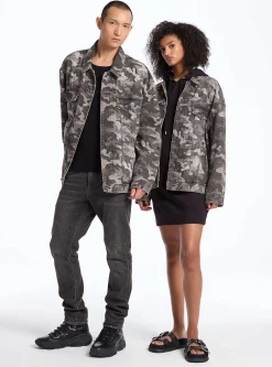 Camouflage Denim Jacket