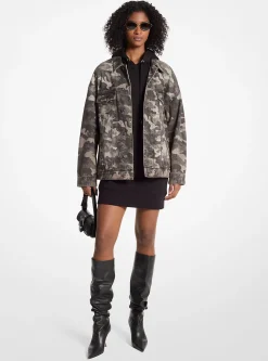 Camouflage Denim Jacket