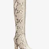 Carly Python Embossed Leather Boot