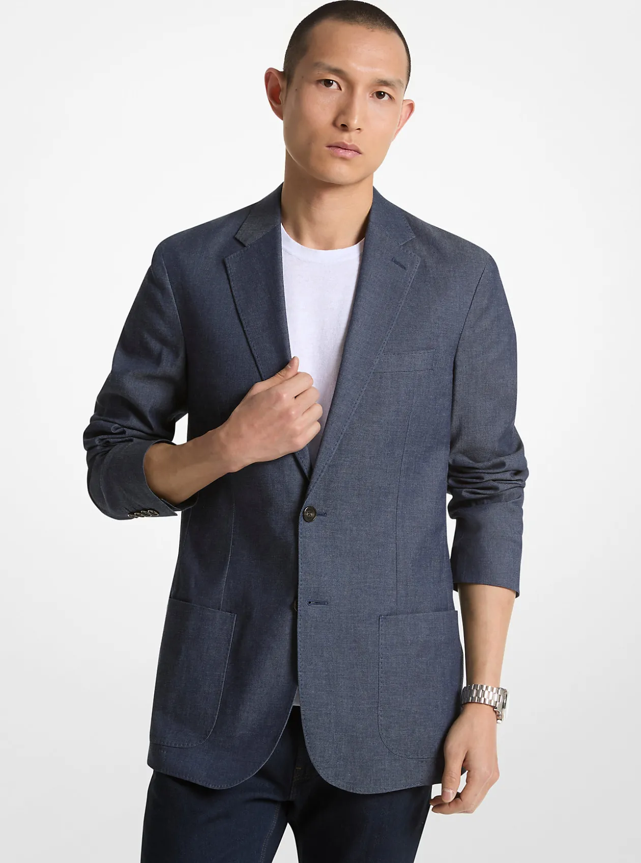 Chambray Blazer