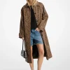 Cheetah Print Balmacaan Coat