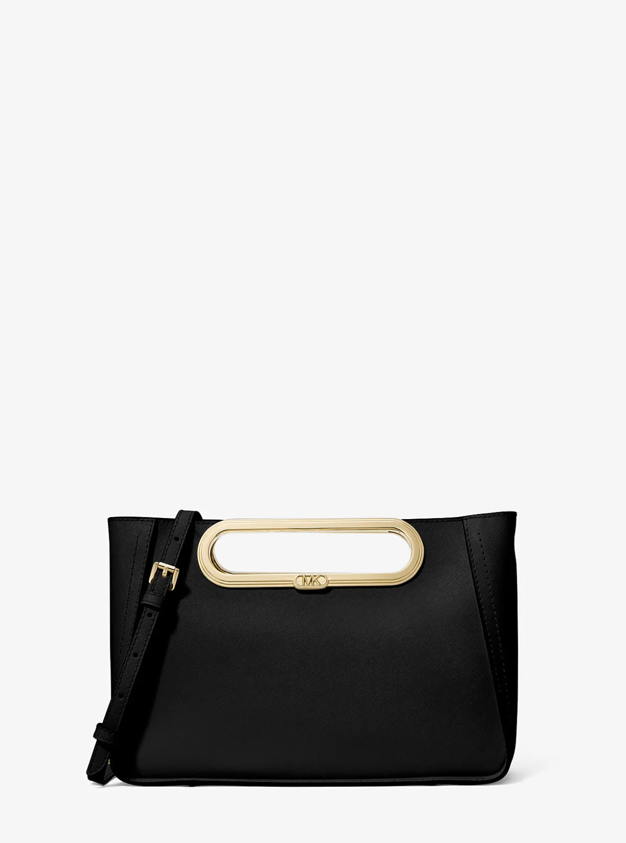 Chelsea Large Saffiano Leather Convertible Crossbody Bag