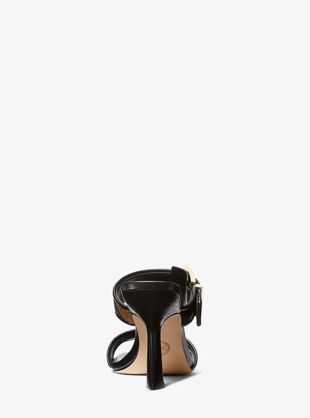 Colby Camouflage Print Calf Hair Sandal