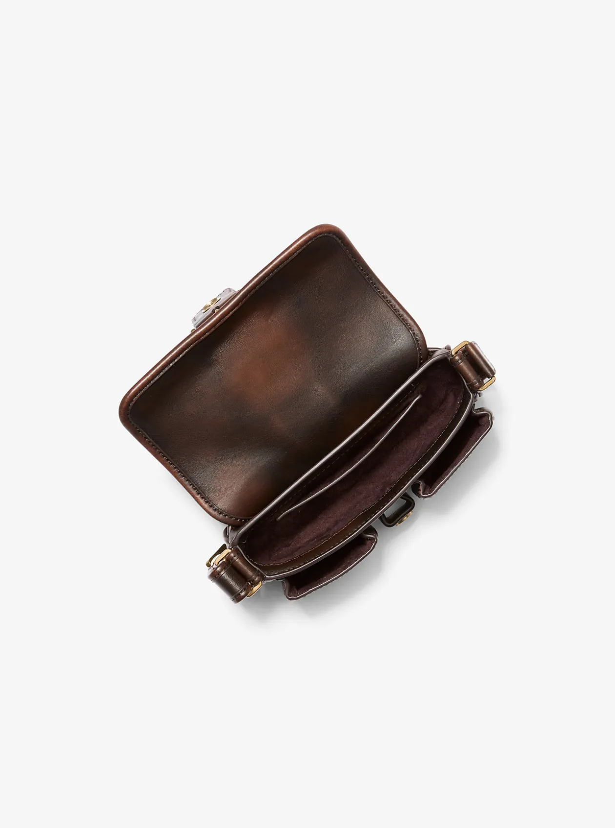 Colby Extra-Small Burnished Leather Shoulder Bag