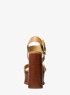 Colby Leather Platform Sandal