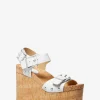 Colby Leather Wedge Sandal