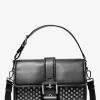 Colby Medium Grommeted Leather Messenger Bag