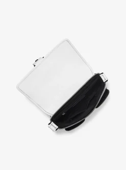 Colby Medium Grommeted Leather Messenger Bag