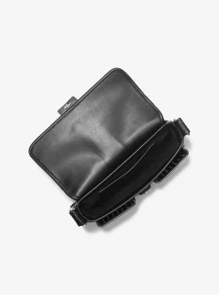 Colby Medium Grommeted Leather Shoulder Bag