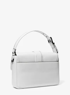 Colby Medium Grommeted Leather Messenger Bag