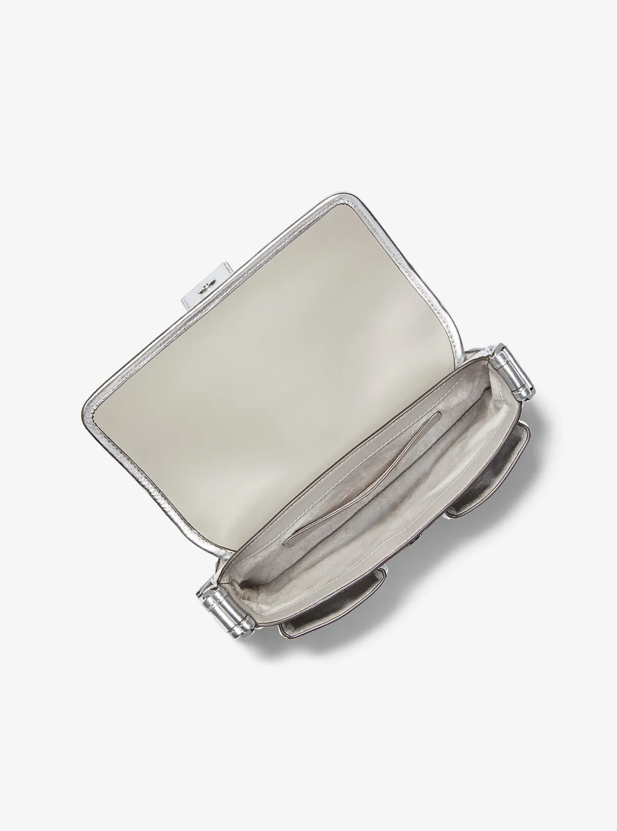 Colby Medium Metallic Leather Shoulder Bag