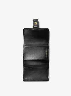 Colby Small Camouflage Print Calf Hair Tri-Fold Wallet