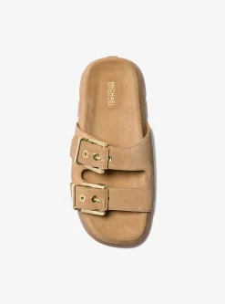 Colby Suede Flat Sandal