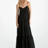 Cotton Tiered Maxi Dress