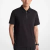 Cotton Zip Polo Shirt