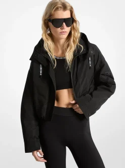 Cropped Hooded Jacket