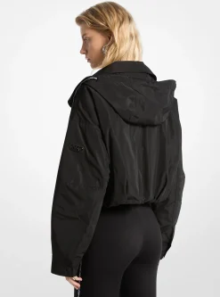 Cropped Hooded Jacket