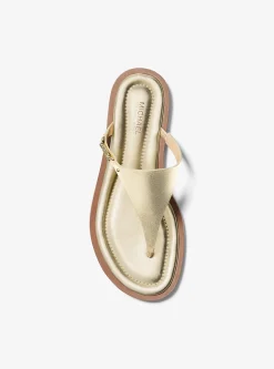 Daniella Metallic Leather Sandal