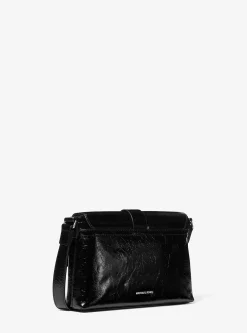 Darrington Mini Crackled Leather Crossbody Bag