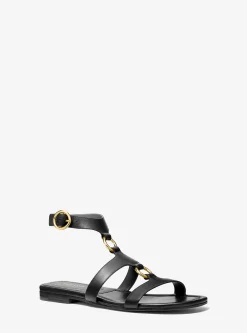 Dusty Ring Leather Sandal