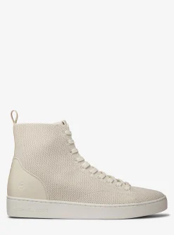 Edie Metallic Knit High-Top Sneaker