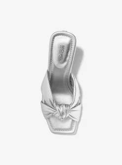 Elena Metallic Leather Sandal