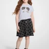 Embellished Empire Diamond Skirt