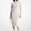 Embellished Laser Cut Scuba Dress
